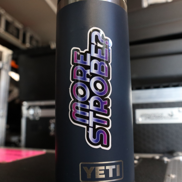 more strobe sticker retro