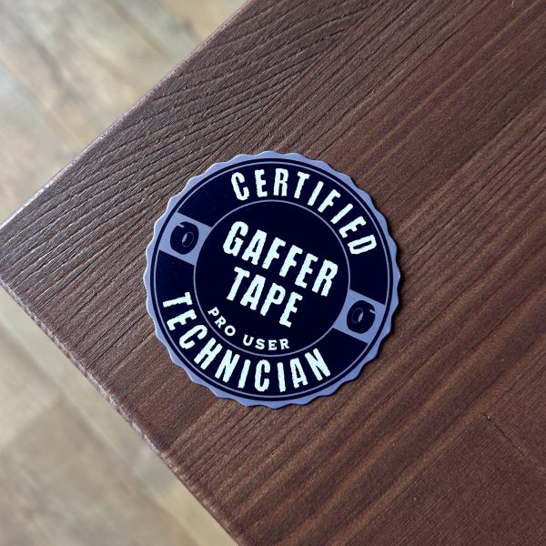 Gaffer Tape Technician Sticker