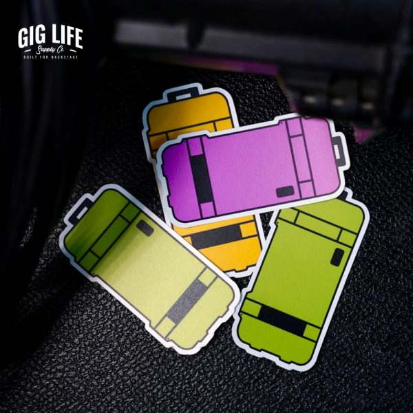 Pink Green Mini Peli Sticker