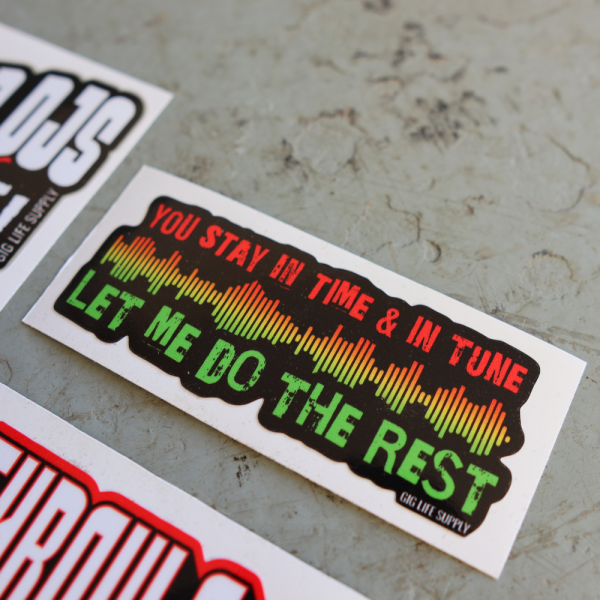 Stay in Time and in Tune Sticker 2