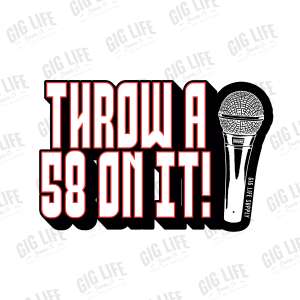 Throw a 58 on it Sticker