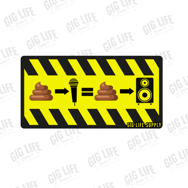 Crap in Crap Out Crap In - Crap Out Sticker