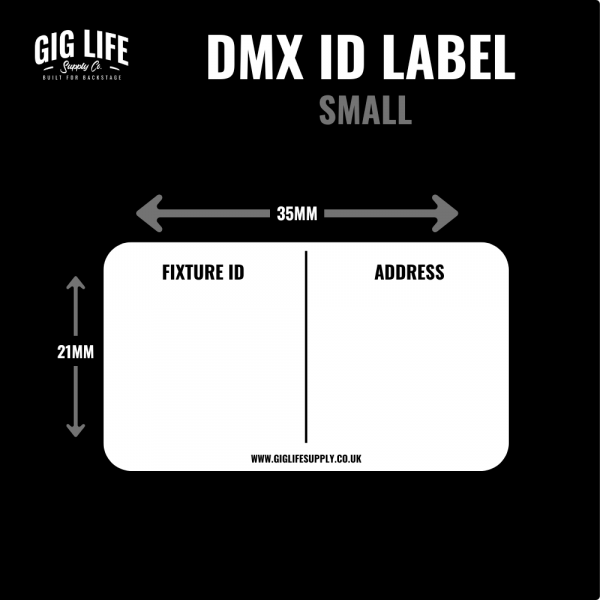 DMX ID Label Small
