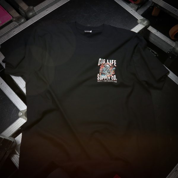 Flame Riff T Shirt Front