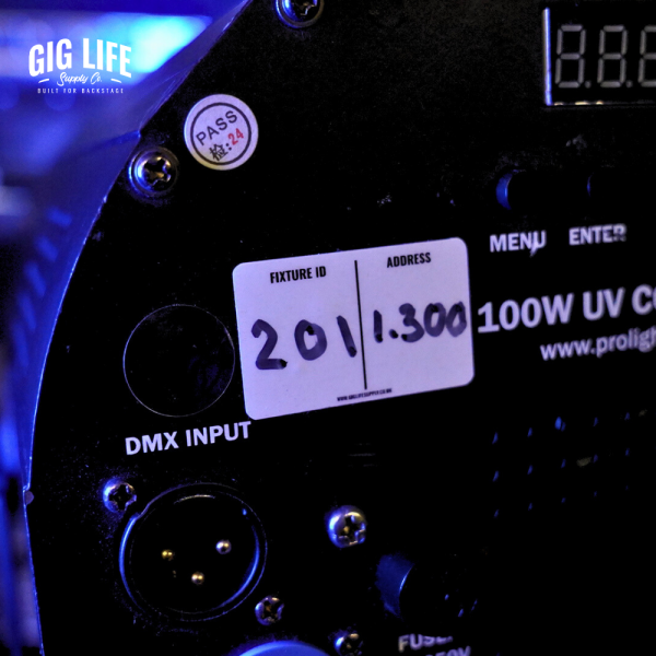 DMX ID Label Small