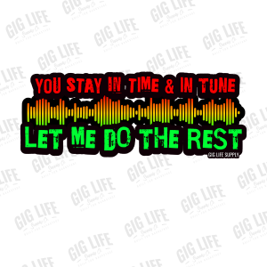 In tune and In Time Sticker