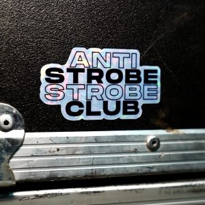 Anti Strobe Strobe Club Sticker - Rainbow