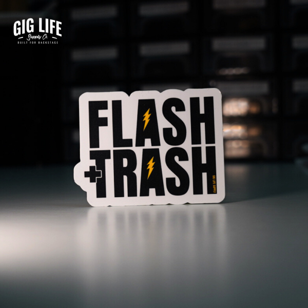Flash and Trash Sticker - Image 2