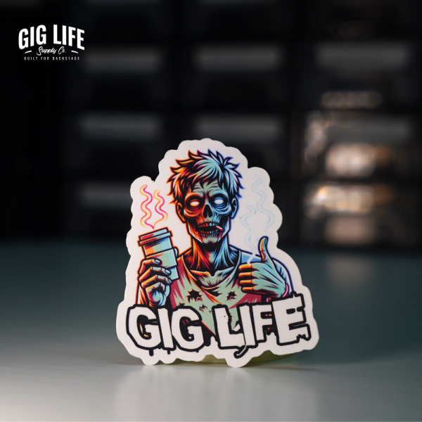 Zombie Gig Life Sticker