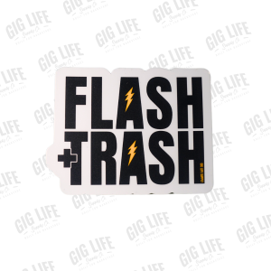 Flash and Trash Sticker