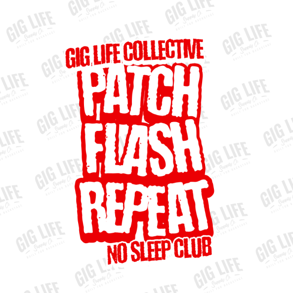 Patch Flash Repeat Sticker