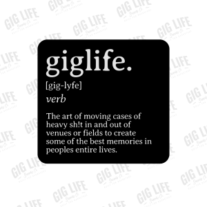 Gig life Definition Sticker