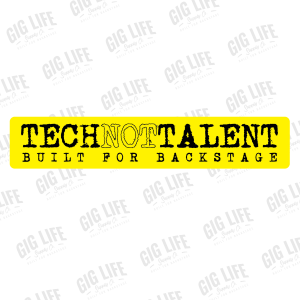 Tech Not Talent Sticker