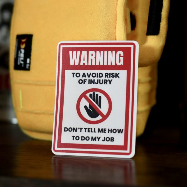 Risk of Injury Sticker - Image 2